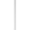Ekena Millwork Two Equal Raised Panel PVC Pilaster w/Decorative Capital & Base, 7W x 96H x 2P, PR PILP07X096DRP02-2 - alternate 3